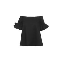 LOST INK  BARDOT FRILL SLEEVE TOP